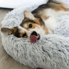 COZYPET – Beruhigendes Hundebett mit plüschigem Kunstfell und abnehmbarem Bezug 3