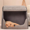 COZYPOD – Geschlossenes Haustierbett mit herausnehmbarem Futter 4