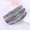 Kristall Wickelarmband – Elegantes Wickelarmband mit Kristallen für Damen