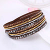 Kristall Wickelarmband – Elegantes Wickelarmband mit Kristallen für Damen