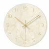 Olive - Elegante Wanduhr mit Marmor-Inspiration