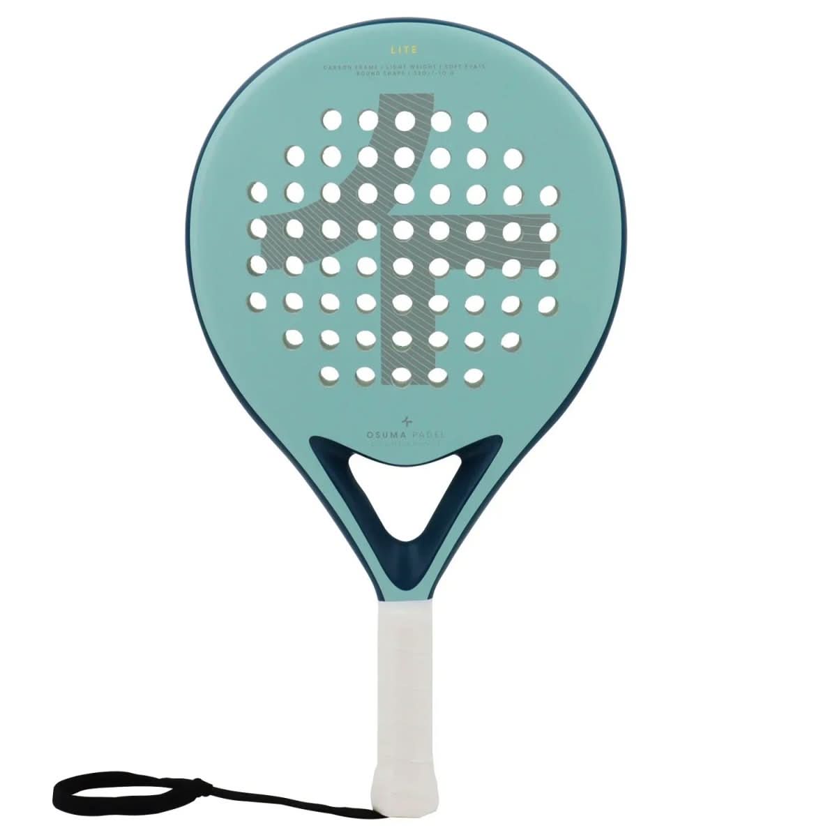 Kohlenstoffkante Elite Padelschläger – Leichtes Kohlefaser-Schläger mit EVA-Kern für präzises Spiel