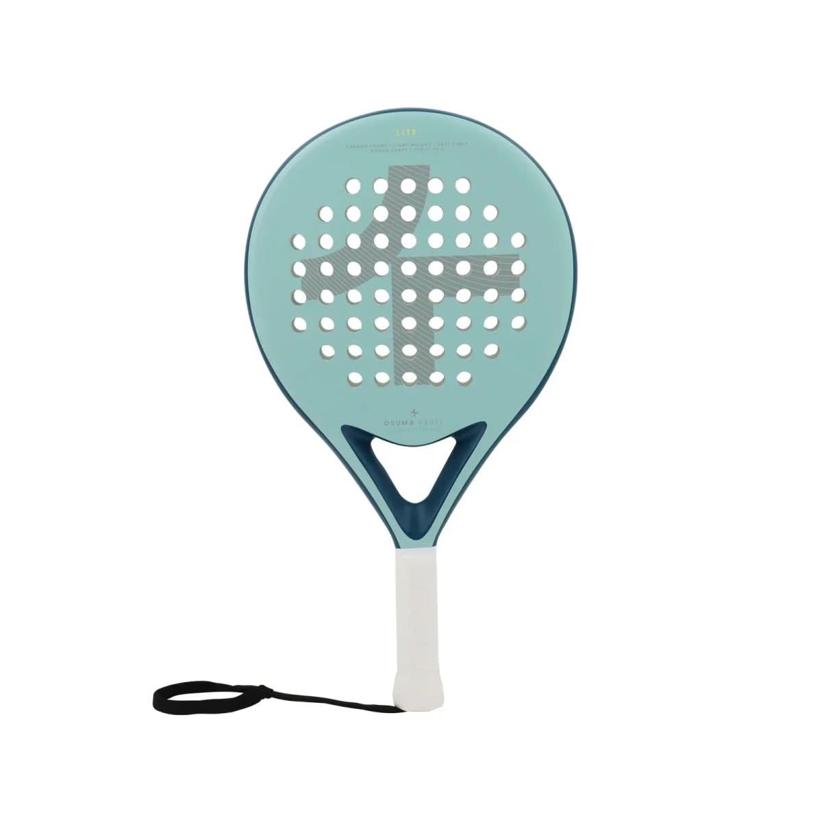 Kohlenstoffkante Elite Padelschläger – Leichtes Kohlefaser-Schläger mit EVA-Kern für präzises Spiel