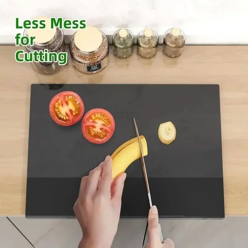 CUTRION – Acryl Schneidebrett Mit Schutzlippe Für Moderne Küchen