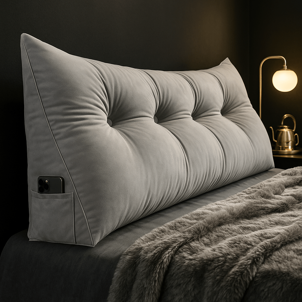 KomfortRuhe Keil Kissen – Ergonomische Rückenstütze Für Bett Und Sofa