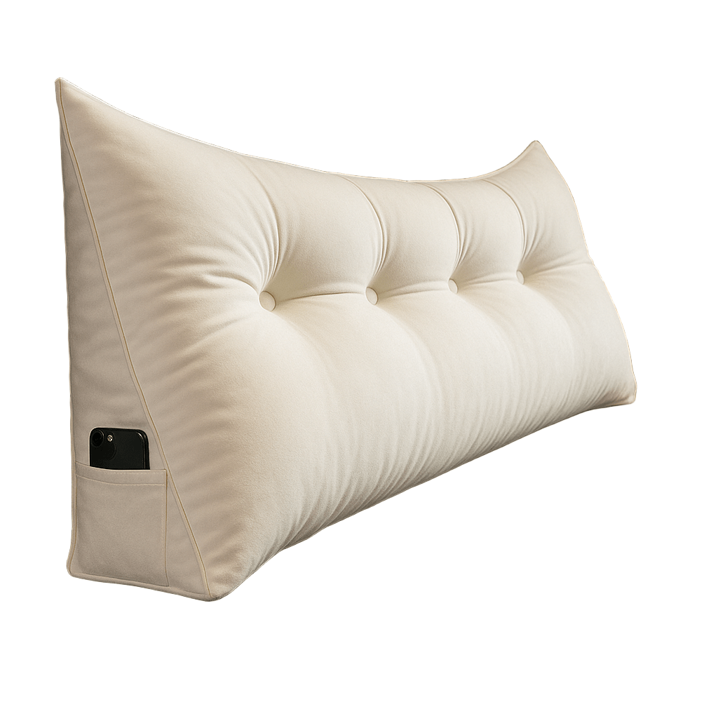 KomfortRuhe Keil Kissen – Ergonomische Rückenstütze Für Bett Und Sofa