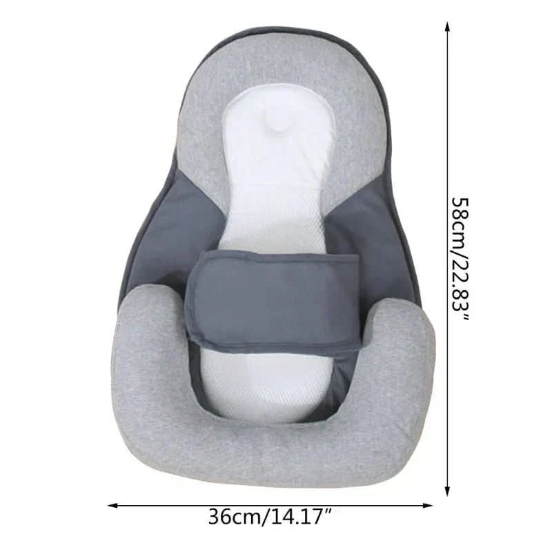 BequemNest – Ergonomisches Säugling Kissen Mit 15° Neigung