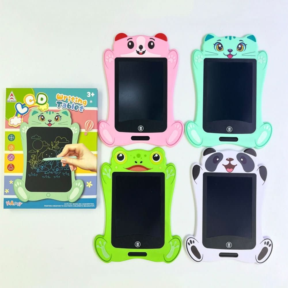 Zeichenfreund LCD-Zeichenbrett – Kinder-Schreibtafel Mit Tierdesign & Stift Für Kreatives Lernen
