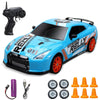 DRIFTHERO – 2,4-GHz-4WD-Hochgeschwindigkeits-RC-Auto mit AE86- und GTR-Renndesign 6
