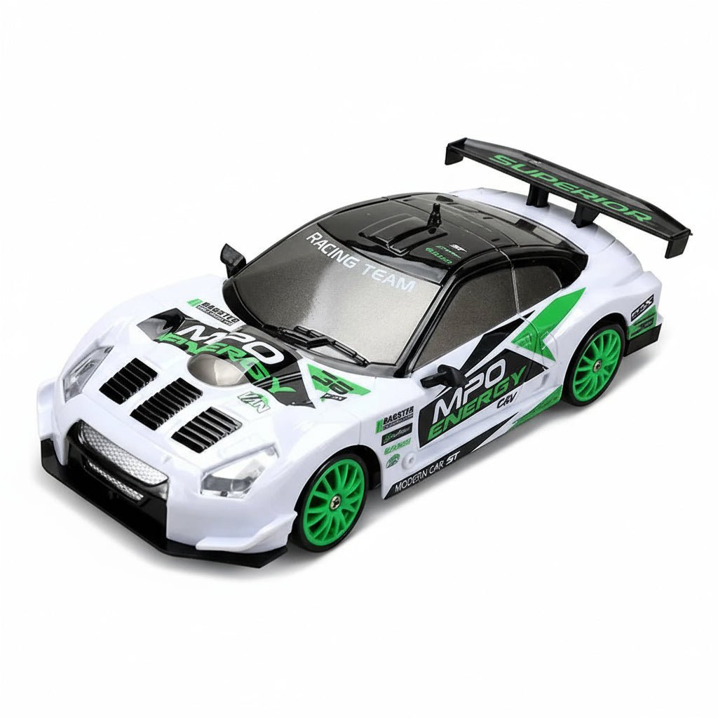 DRIFTMAX – 4WD 1:24 RC Drift-Auto mit austauschbaren Reifen für realistische Rennen 13