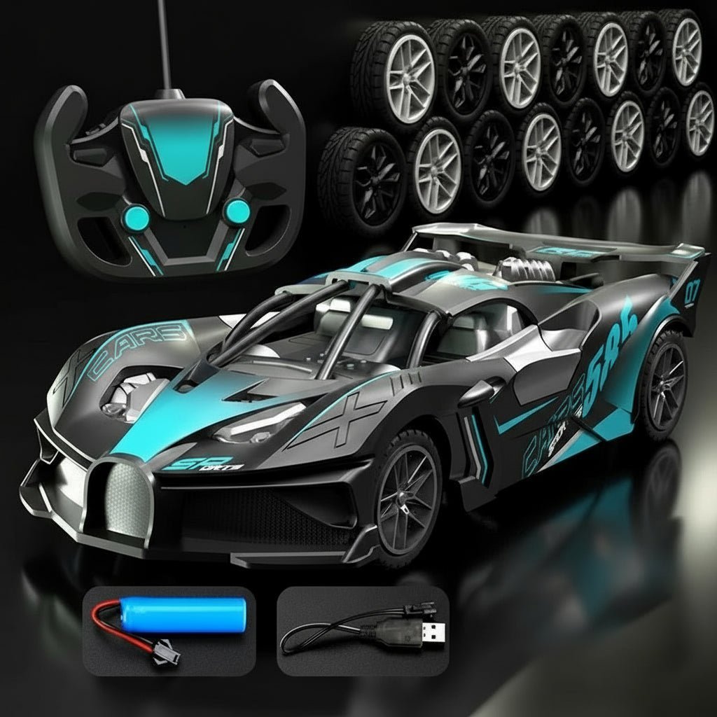 DRIFTPRO – Hochgeschwindigkeits-4-Kanal-RC-Rennwagen für Kinder und Drift-Fans 0