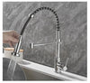 DUALFLOW Küchenhahn – Schwarzer Wasserhahn Mit Doppelauslass & Einhebelbedienung