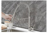 DUALFLOW Küchenhahn – Schwarzer Wasserhahn Mit Doppelauslass & Einhebelbedienung