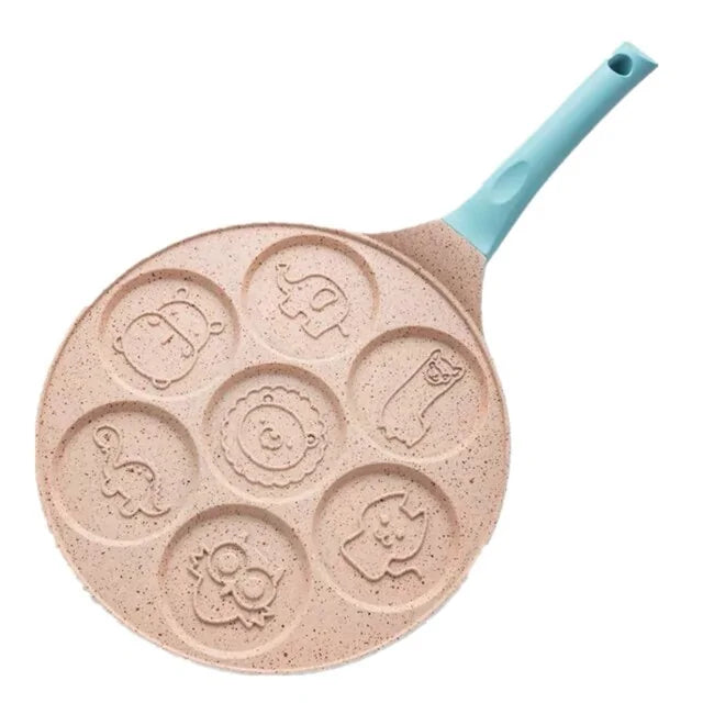 Frühstücksbratpfanne für Kinder – Lustige Pfannkuchen- & Spiegelei-Formen