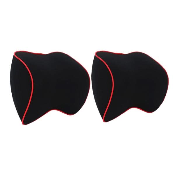 DriveComfort Nackenkissen aus Memory-Schaum | 2er-Pack Nackenstützen fürs Auto | Ergonomisches Reisekissen | Bequeme Kopfstütze beim Autofahren 0