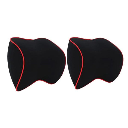 DriveComfort Nackenkissen aus Memory-Schaum | 2er-Pack Nackenstützen fürs Auto | Ergonomisches Reisekissen | Bequeme Kopfstütze beim Autofahren 0