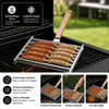 Edelstahl Würstchenhalter – Rollbarer Grillaufsatz für Hotdogs & Würstchen
