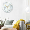 Olive - Elegante Wanduhr mit Marmor-Inspiration