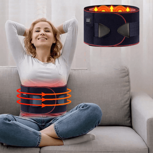Ergonomischer Heizgürtel – Rückenwärmegürtel Mit 3 Heizstufen Und Lendenstütze