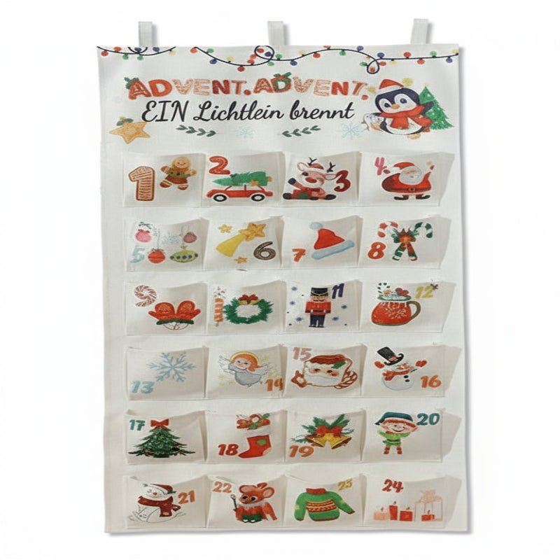 FESTICARFT – DIY-Adventskalender aus Stoff mit 24 Taschen für den Countdown bis Weihnachten 5