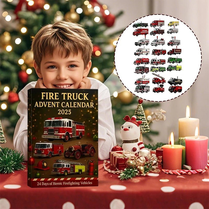 FIRECOUNT – 24-tägiger Feuerwehrauto-Adventskalender für Kinder zum Weihnachtscountdown 4