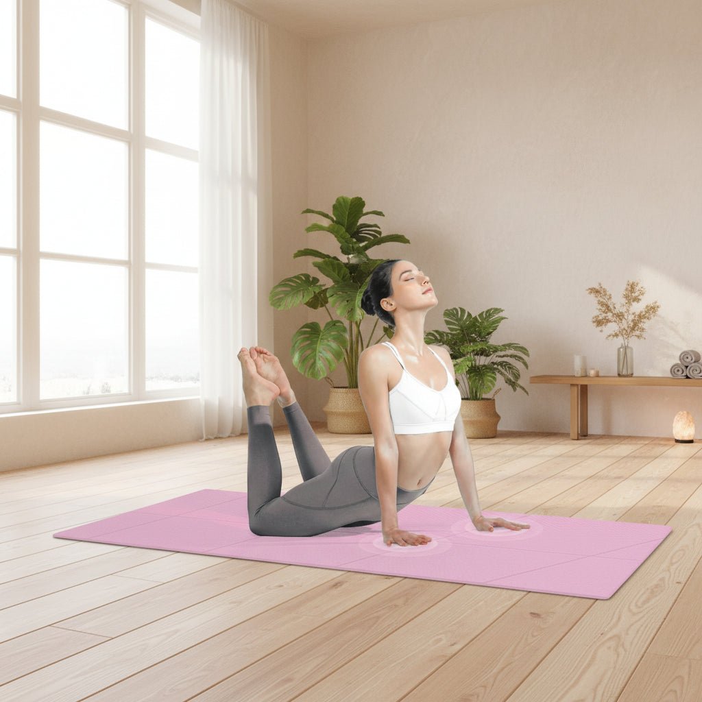 FLEXEASE LITE – 4 mm rutschfeste EVA-Yogamatte für Yoga, Pilates & Fitnessstudio 2