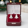 FROSTSPARK – Elegante 925 Silber Weihnachtsohrstecker mit festlichem Glanz 4