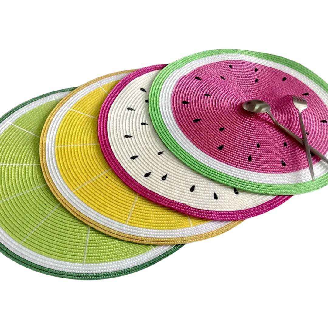 FRUITFEAST – Tischset mit Obstmotiven für eine farbenfrohe Tischdekoration 1