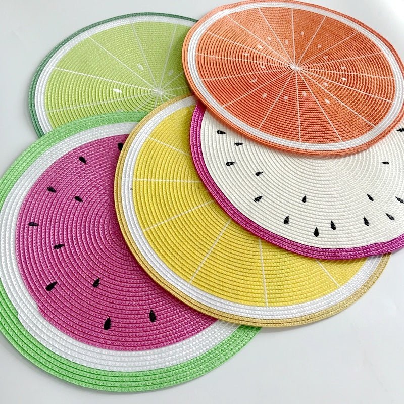 FRUITFEAST – Tischset mit Obstmotiven für eine farbenfrohe Tischdekoration 2