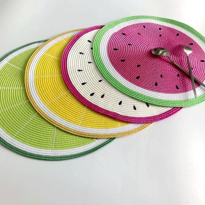 FRUITFEAST – Tischset mit Obstmotiven für eine farbenfrohe Tischdekoration 3