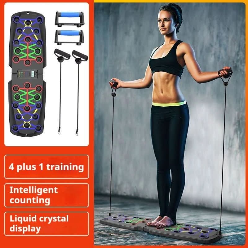 Fitflex – Komplettes Fitness-Set für zu Hause mit Widerstandsbändern & AB-Roller