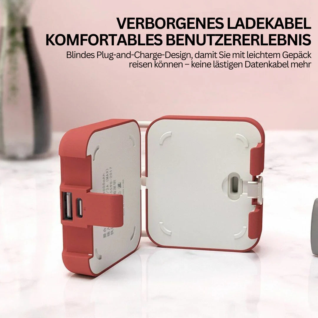 Faltbare Powerbank – Tragbares Notfall-Ladegerät für unterwegs