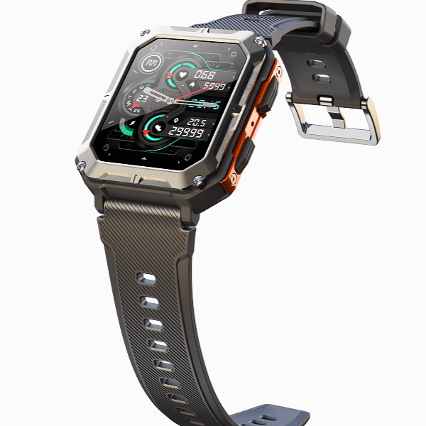 ChronoLux Elite Smartuhr | Edelstahl Fitnessuhr | Herzfrequenz, Schlaf- & Aktivitätstracking Mit Stil