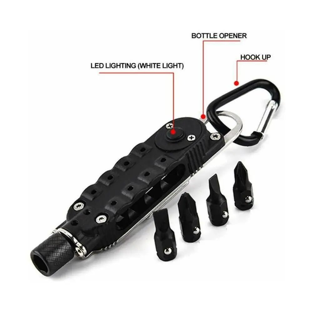 GEARLITE – Taschenschraubendreher mit LED-Taschenlampe und Öffner 5