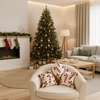 GLEAMCUSH – Festlicher Weihnachtskissenbezug mit Zuckerstangenmotiv und weichem Polyestergewebe 1
