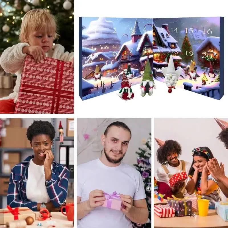 GNOMELYN 2025 – Verspielter Wichtel-Adventskalender mit 24 handgefertigten Figuren 6