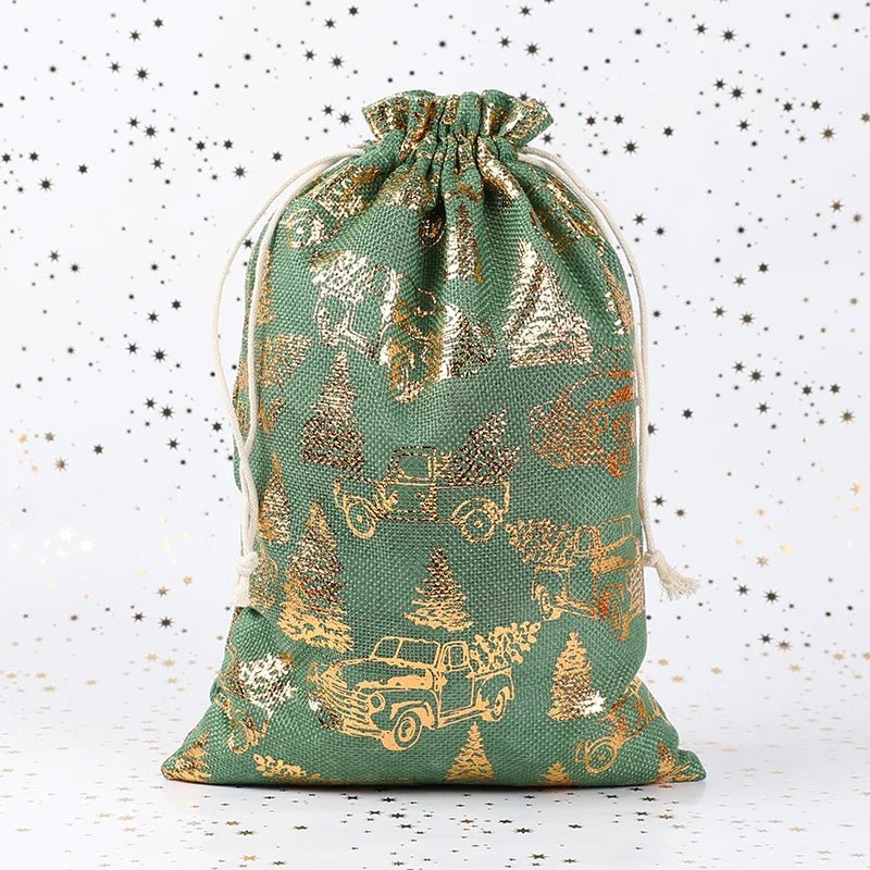GREENBLOOM – Öko-Jute-Geschenktüten für natürlichen Weihnachtszauber 10