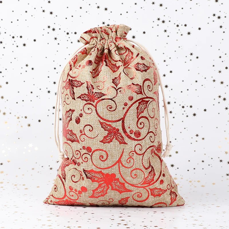 GREENBLOOM – Öko-Jute-Geschenktüten für natürlichen Weihnachtszauber 6