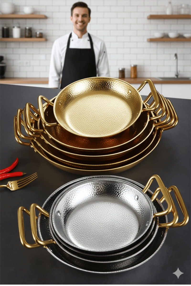 STEELCHEF – Hammerschlag-Edelstahltopf für Pfannen, Saucen & Vielseitiges Kochen