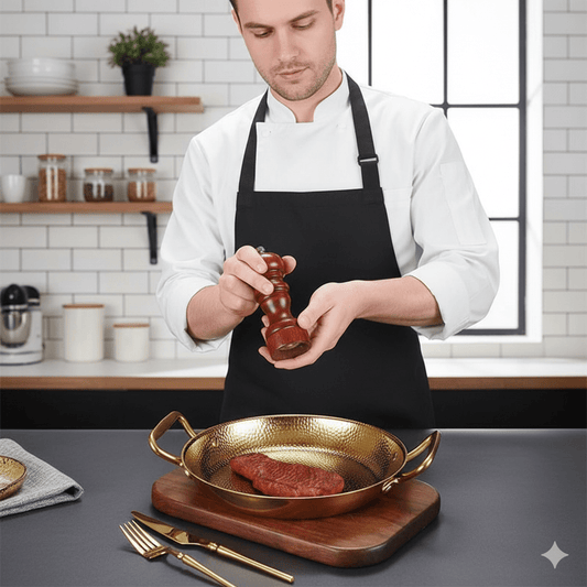 STEELCHEF – Hammerschlag-Edelstahltopf für Pfannen, Saucen & Vielseitiges Kochen