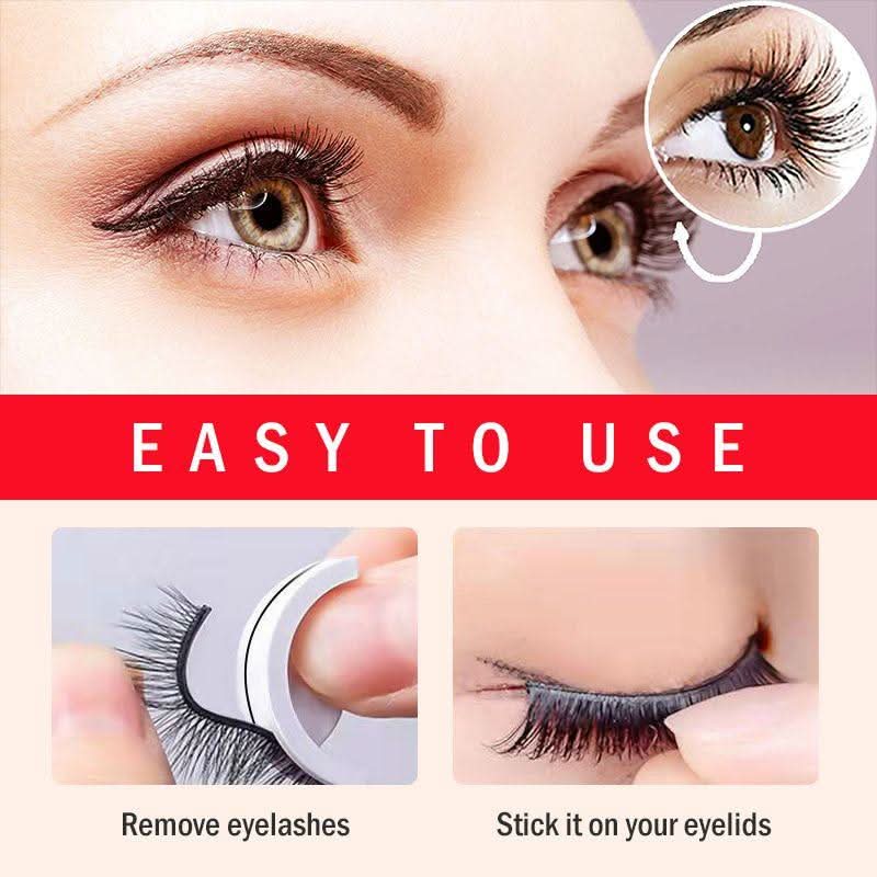 GLAMESSA – Wiederverwendbare Selbstklebende Wimpern für ein perfektes Aussehen