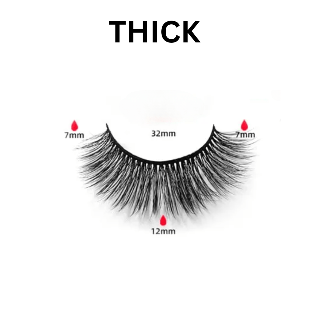 GLAMESSA – Wiederverwendbare Selbstklebende Wimpern für ein perfektes Aussehen