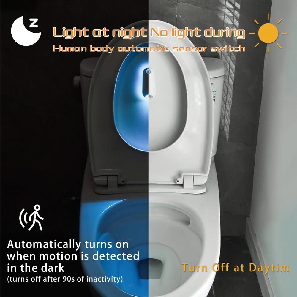 LeuchtSchüssel Bewegung – Bewegungsmelder Toilettenlicht Mit 7 RGB-Farben
