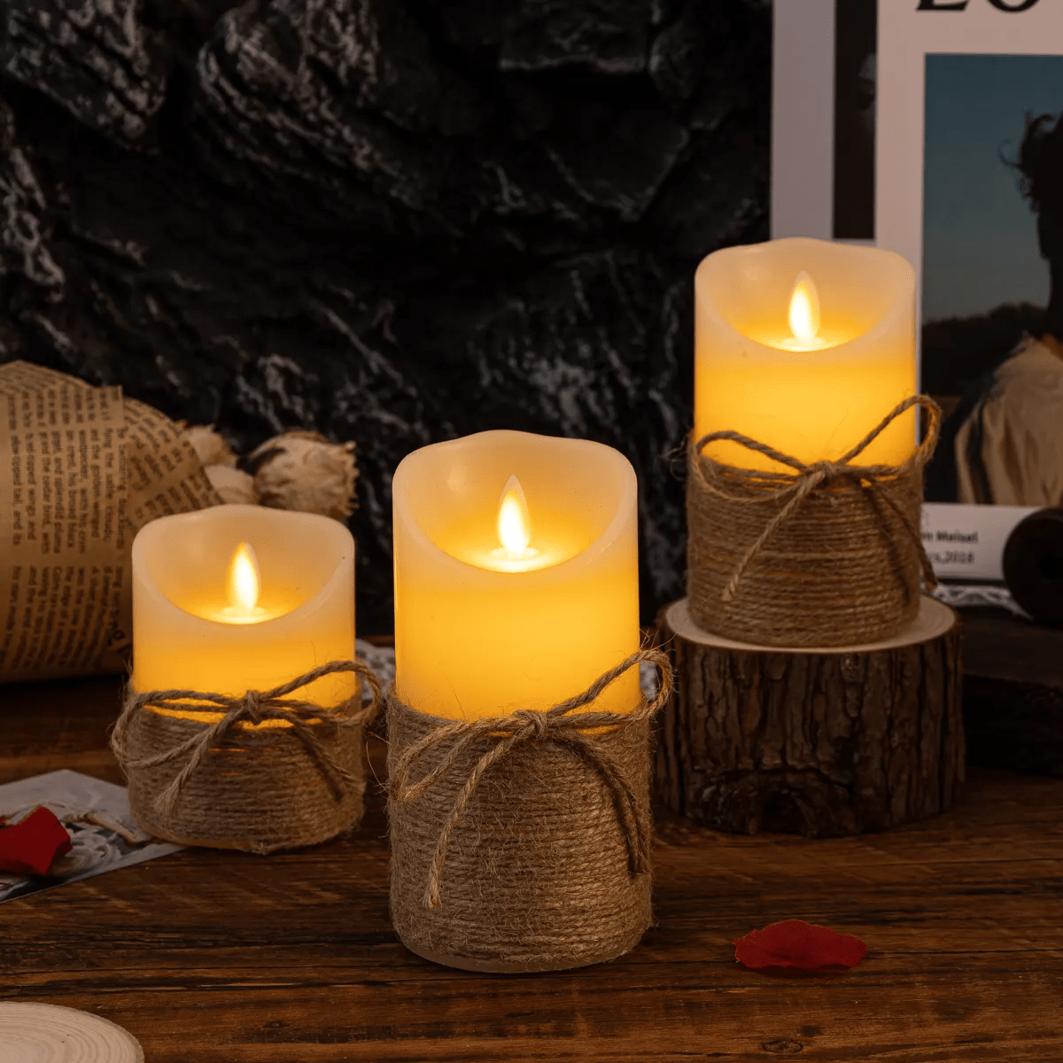 Glanzflackern – LED-Kerzen mit Flackereffekt in Verschiedenen Designs