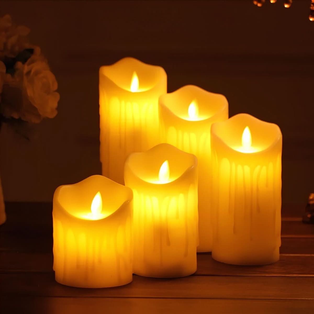 Glanzflackern – LED-Kerzen mit Flackereffekt in Verschiedenen Designs