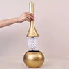 GoldenLuxe Toilettenbürste | Luxuriöses Badezimmer-Accessoire | Modernes Golddesign | Hygienisches Reinigungswerkzeug 0