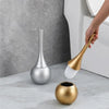 GoldenLuxe Toilettenbürste | Luxuriöses Badezimmer-Accessoire | Modernes Golddesign | Hygienisches Reinigungswerkzeug 5