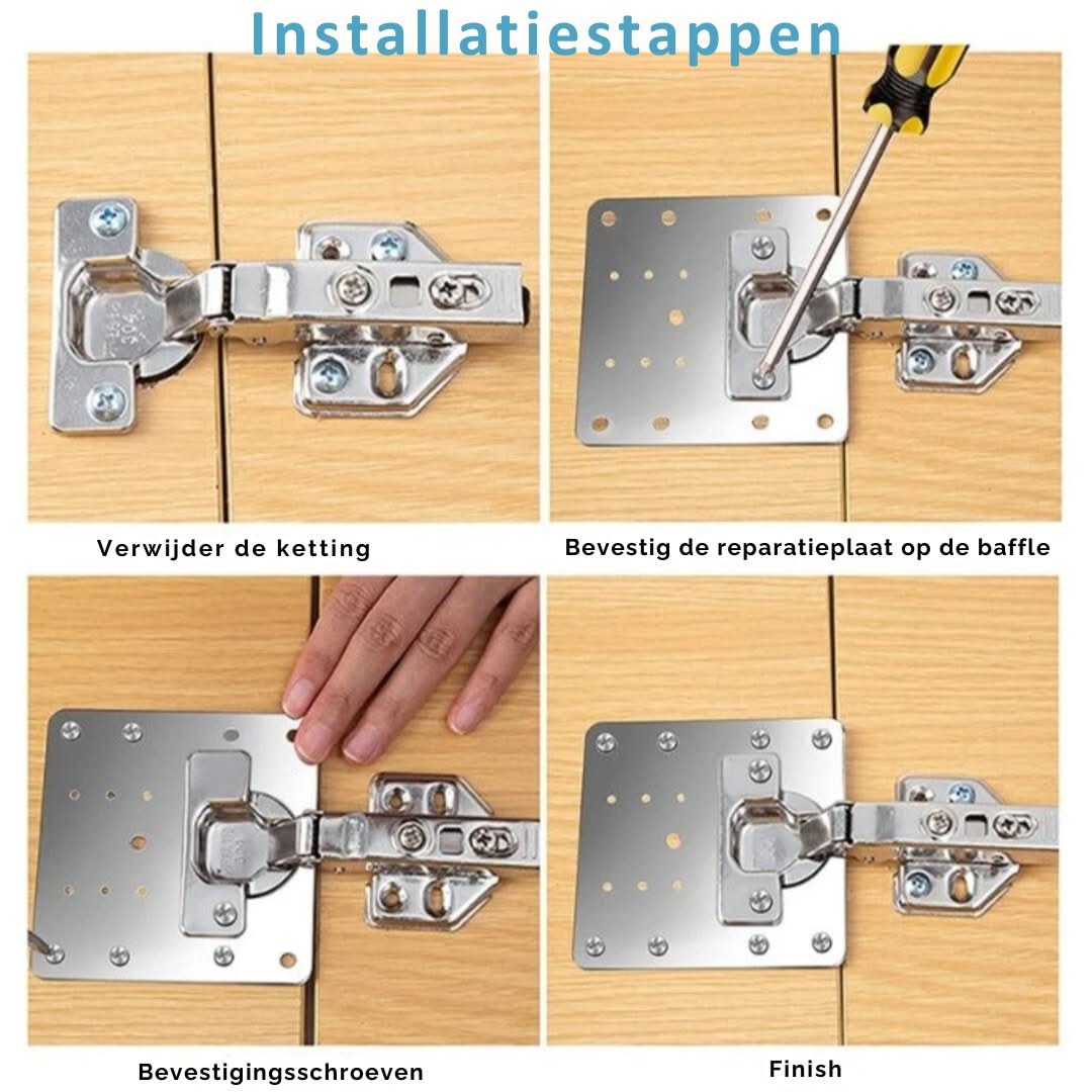 HINGEFIX – Reparaturset für beschädigte Scharniere 4