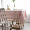 HOMMFER – Elegante Tischdecke aus Baumwolle und Leinen für stilvolles Essen 7