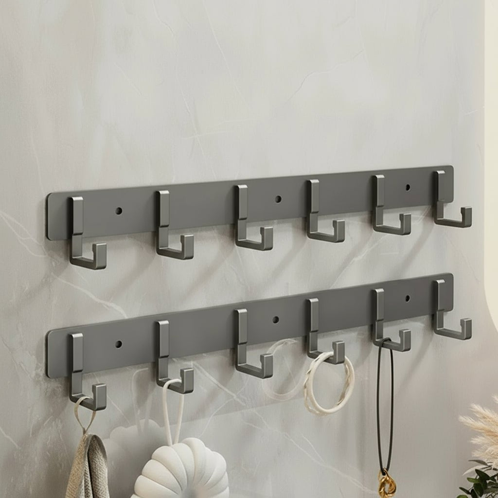 HOOKSMITH – Stabile Wandgarderobe mit schwarzen Haken 9